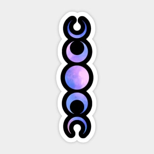 Cosmic moon Sticker